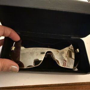 Versace Glam Medusa Shield Sunglasses VE2182 with case